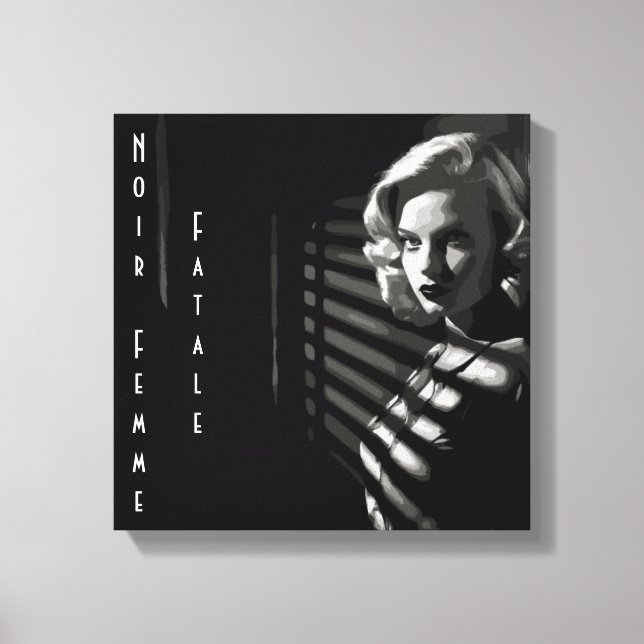 Toile Noir Femme Fatale (Recto)