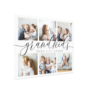 Toiles Canevas Citation De Grands Parents Zazzle Fr