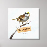 Nom de la Personnaliser d'oiseaux du Bruant