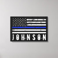 Nom personnalisé Drapeau de police en détresse