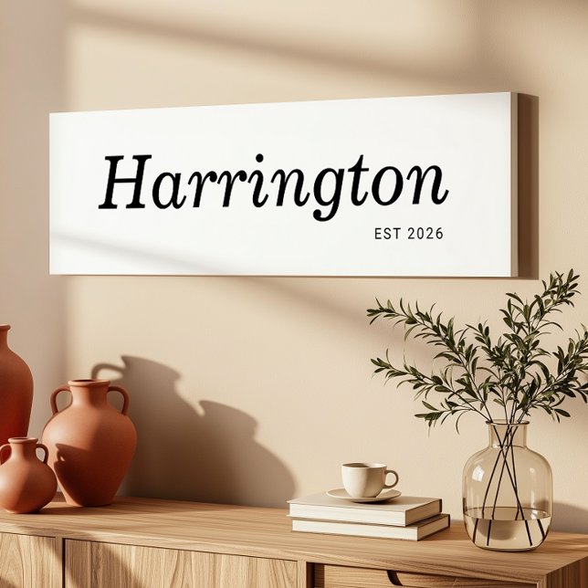 Toile Nom Signe Date Est Long Étroit Peut Être Fragmenté (Créateur téléchargé)