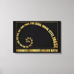 Toile Nombre de Fibonacci, Ratio d'or