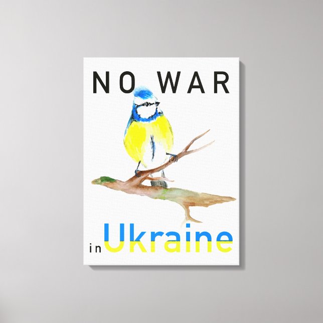 Toile Non à la guerre en Ukraine (Recto)