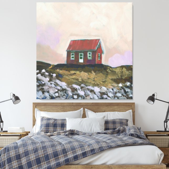 Toile Nordic Red House (Insitu(Chambre))