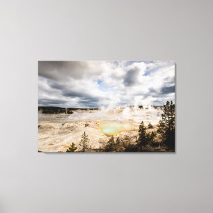 Toile Norris Geyser Basin Yellowstone