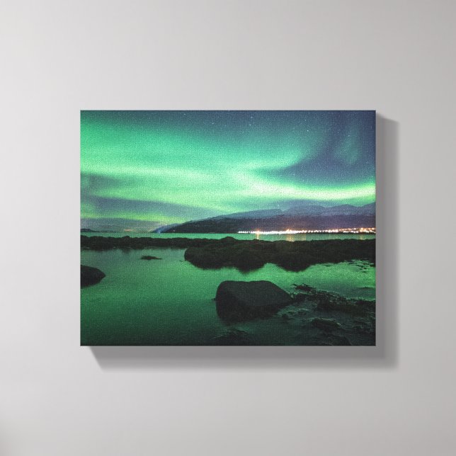 Toile Northern Lights Nature Photo (Recto)