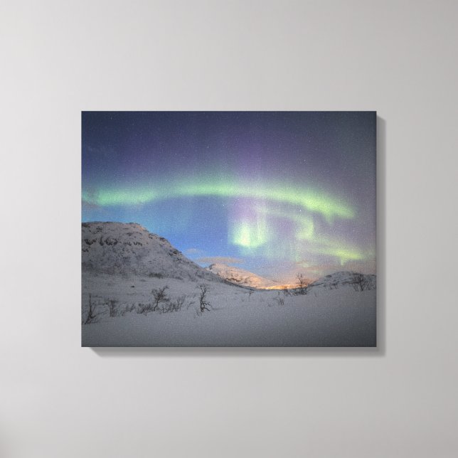 Toile Northern Lights Norvège (Recto)