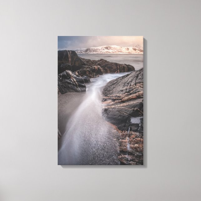 Toile Norvège Paysage photo (Recto)