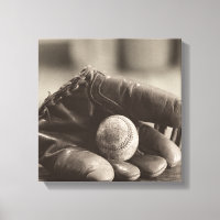 Nostalgie du baseball - Mitt et Baseball
