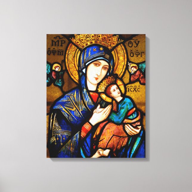 Toile notre dame d'aide perpétuelle (Recto)