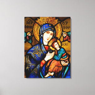Toile notre dame d'aide perpétuelle