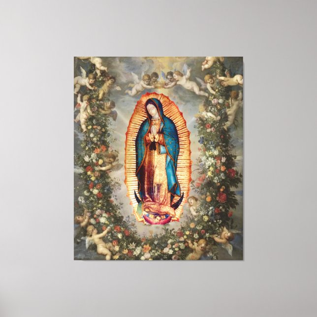 Toile Notre-Dame de Guadalupe, Nuestra Señora de Guadalu (Recto)