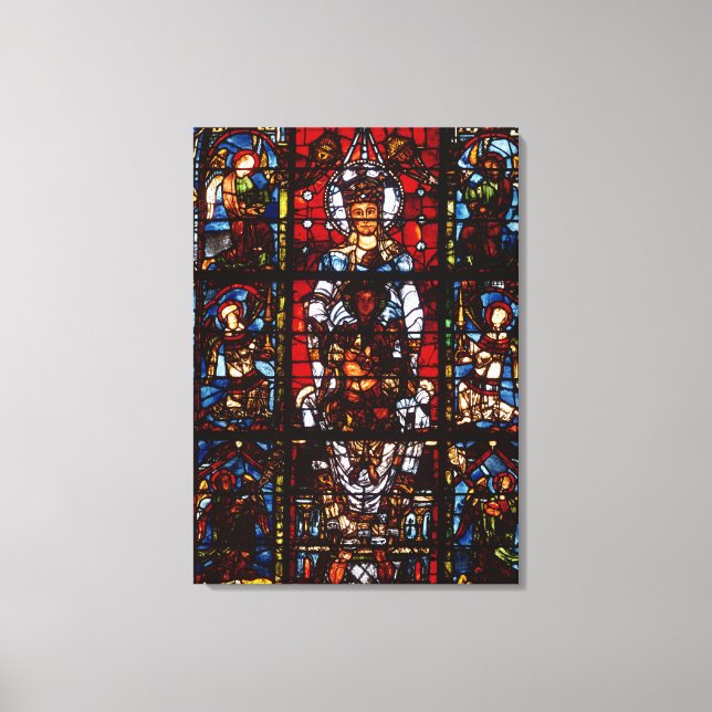 Toile Notre-Dame de la Belle Verriere (Recto)