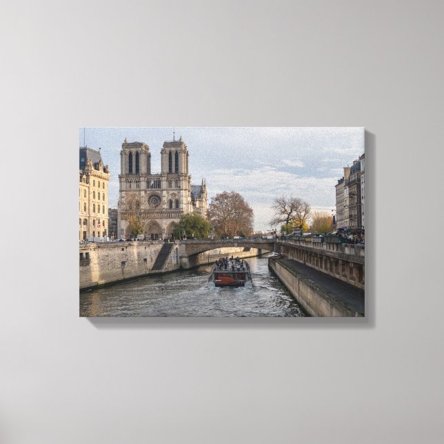 Toile Notre Dame de Paris, France (Recto)