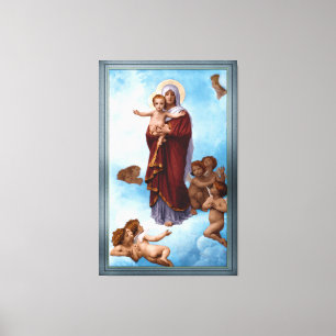 Toile Notre-Dame des Anges par William Bouguereau