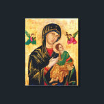 Toile Notre-Dame du Perpétuel Secours icône de la Vierge<br><div class="desc">Notre-Dame du Perpétuel Secours Icône de la Vierge Marie Impression sur toile - impressions sur divers matériaux. Utilisez ceci pour égayer votre maison. Achetez également cette œuvre d'art sur des étuis de téléphone, des vêtements, des autocollants, des tasses et plus encore - sur des coussins - impressions de housses d'appareils,...</div>