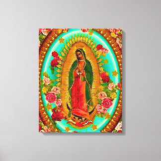 Toile Notre Dame Guadalupe Mexicaine Sainte Vierge Marie