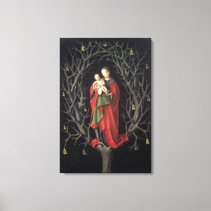 Toile Notre Madame de l'arbre sec c.1450 (huile sur le