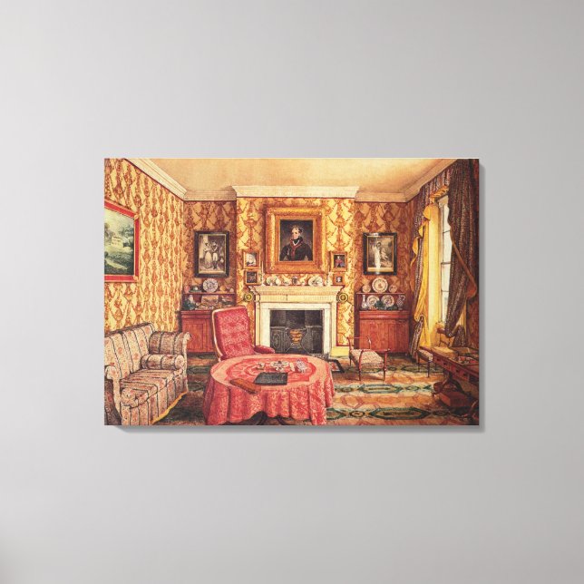 Toile Notre salon de dessin à York (Recto)