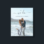 Toile Nous faisons main Lettré Script Couple Photo<br><div class="desc">On Fait Main Lettré Script Couple Photo Canvas Imprimer</div>