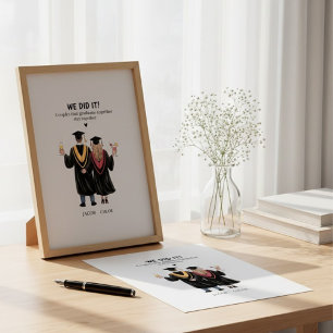 Toile Nous l'avons fait Illustration de souvenir de fin 
