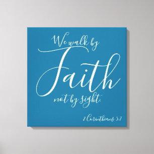 Toile Nous marchons par la foi