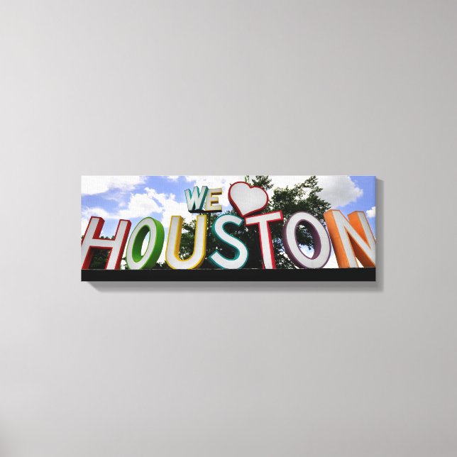 Toile nous sommes coeur houston (Recto)