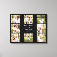 Nous t'aimons Grand-père & Grand-mère Photo Collag