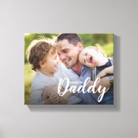 Nous t'aimons Papa Photo personnalisée