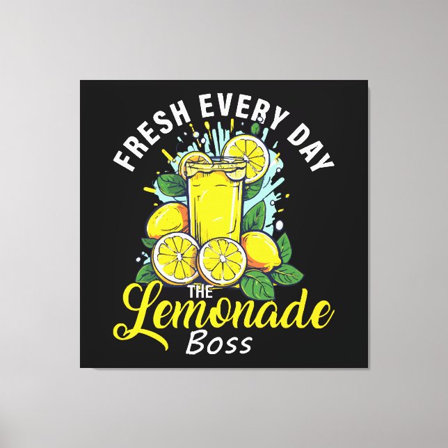 Toile Nouveau Chaque Jour Le Patron De Lemonade (Recto)