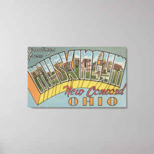 Toile Nouvel accord, Ohio - le comté de Muskingum