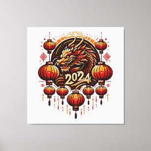 Toile nouvel an chinois 2024