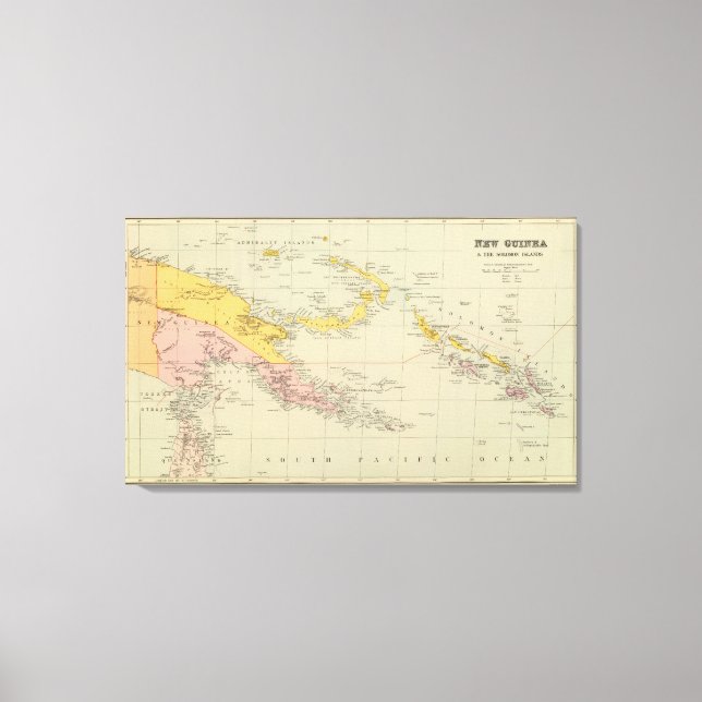 Toile Nouvelle-Guinée et Îles Salomon (Recto)