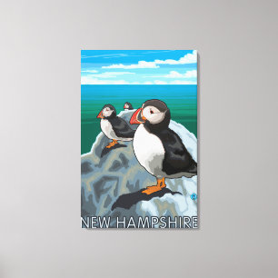 Toile Nouvelle scène de HampshirePuffins