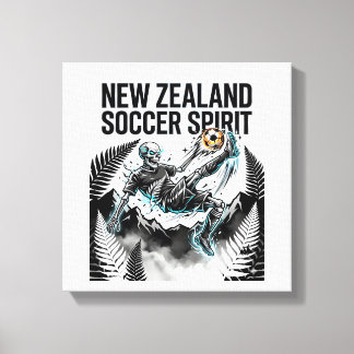 Toile Nouvelle-Zélande Football Esprit Squelette Nations