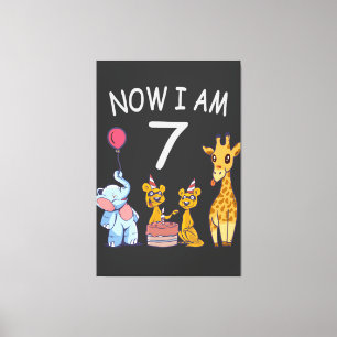 Toile Now I, 7 ans d'or 7th Birthday