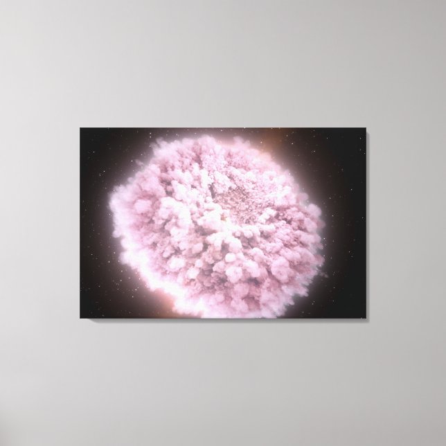 Toile Nuage De Débris De Deux Étoiles Neutrons (Recto)