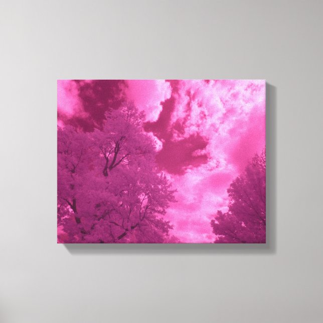 Toile Nuage infrarouge Pinkish Hues (Recto)