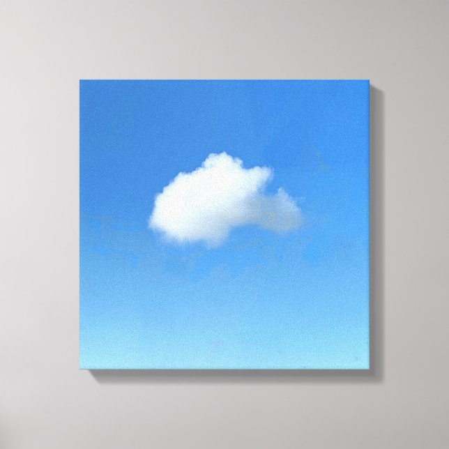 Toile Nuage Solitaire  (Recto)