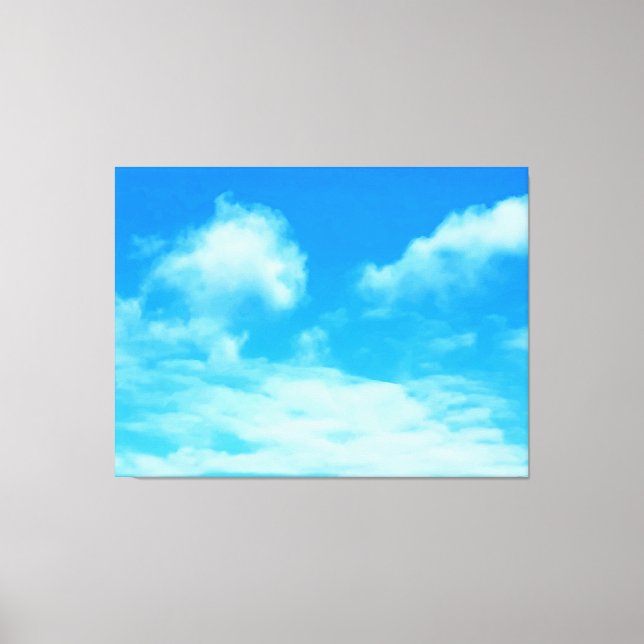 Toile Nuages Dans Le Ciel Bleu D'Ottawa. Commandez dès m (Recto)