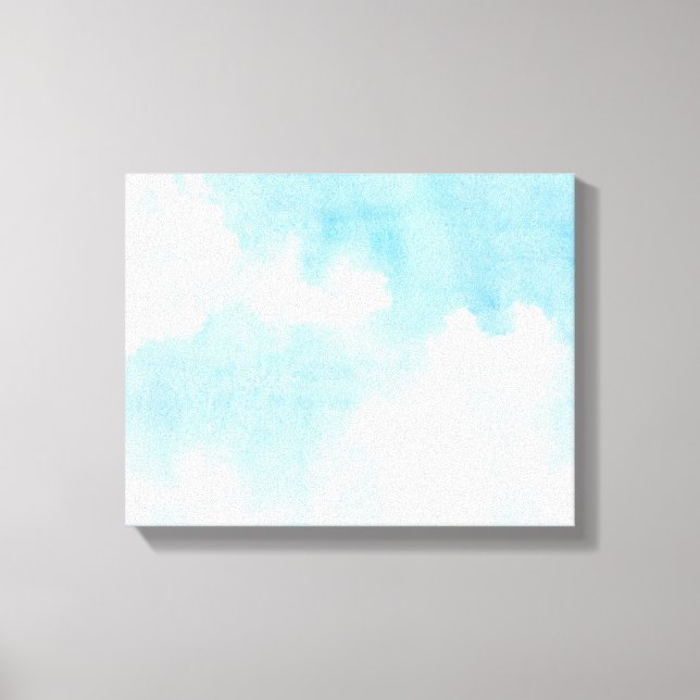 Toile Nuages d'aquarelle et arrière - plan de ciel (Recto)
