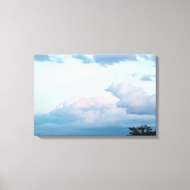 Toile Nuages du soir (Recto)