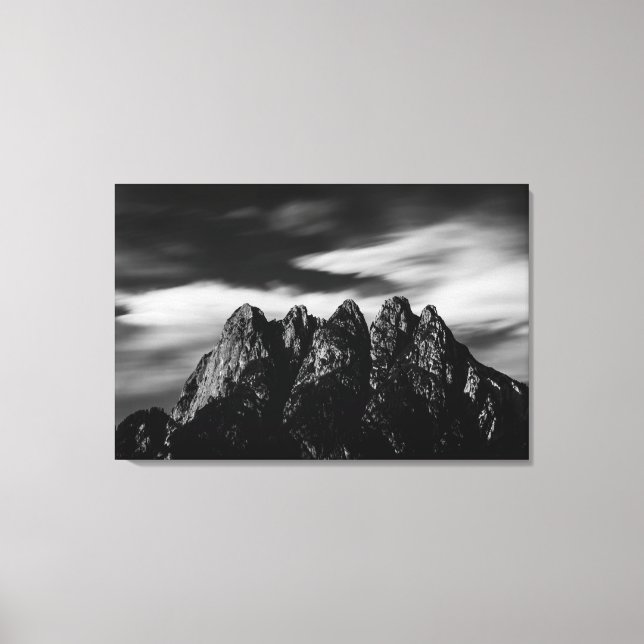 Toile Nuages et montagnes (Recto)