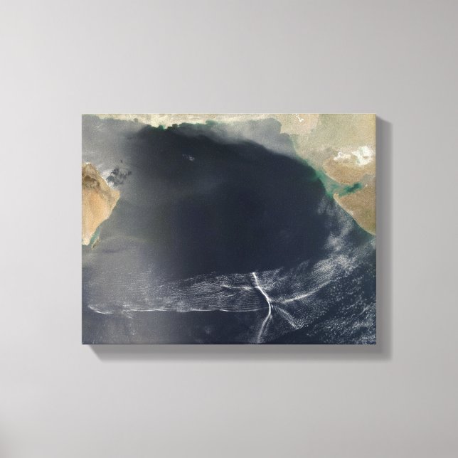 Toile Nuages ondulés au-dessus de la mer d'Oman (Recto)