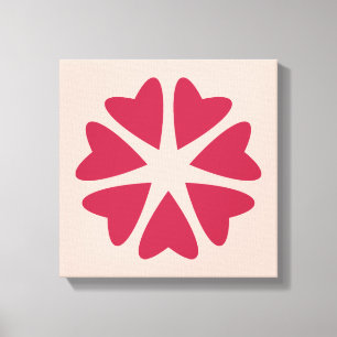 Toile Nucléaire - magenta rouge - image.