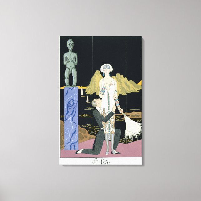 Toile Nuit 1925 (tirage pochoir) (Recto)
