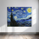 Toile Nuit d'étoile Vincent Van Gogh<br><div class="desc">Grandes toiles de Vincent Van Gogh Starry Night peinture paysage vintage.</div>