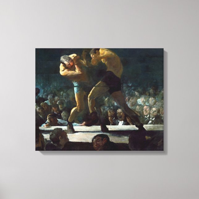 Toile Nuit du club | George Bellows | (Recto)