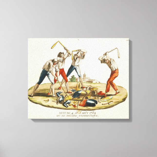 Toile Nuit du délire patriotique (Recto)