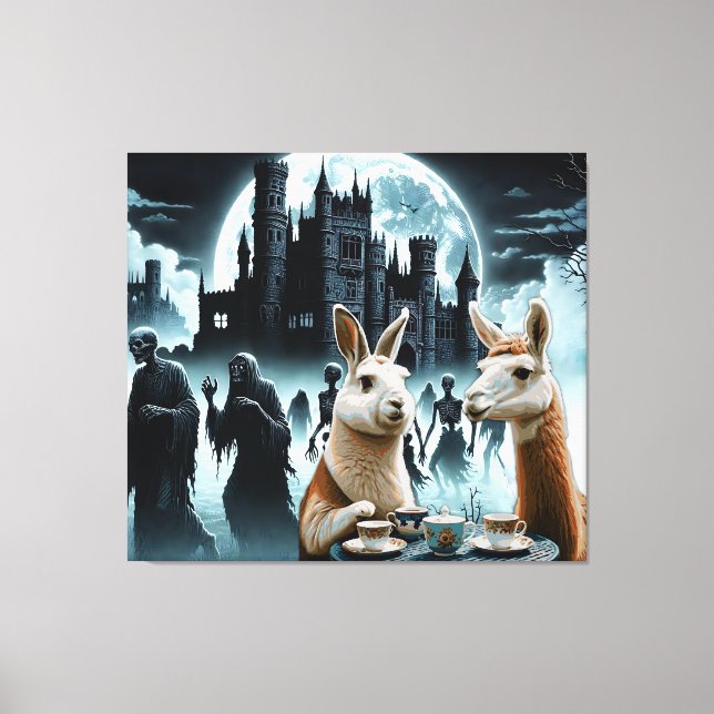 Toile Nuit du Tea Party des morts (Recto)